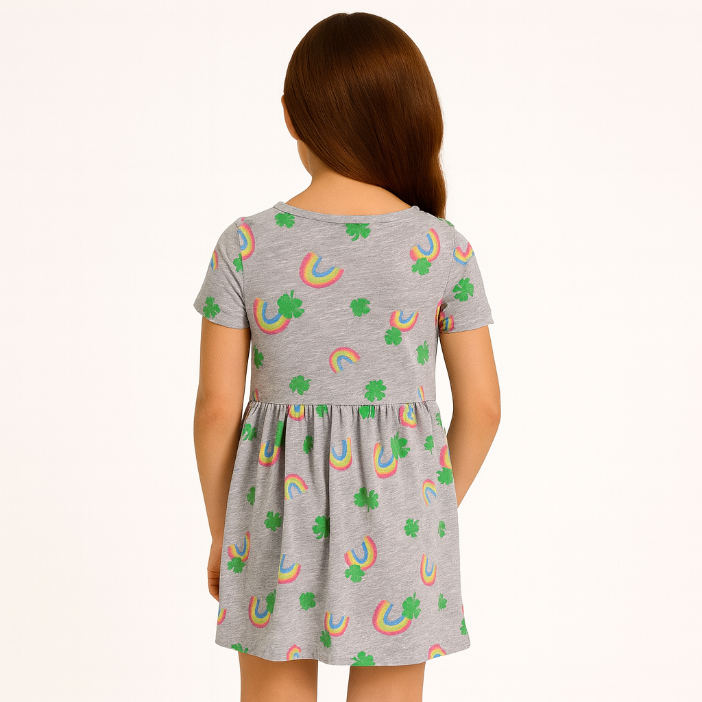 City Streets Floral Girls Dress
