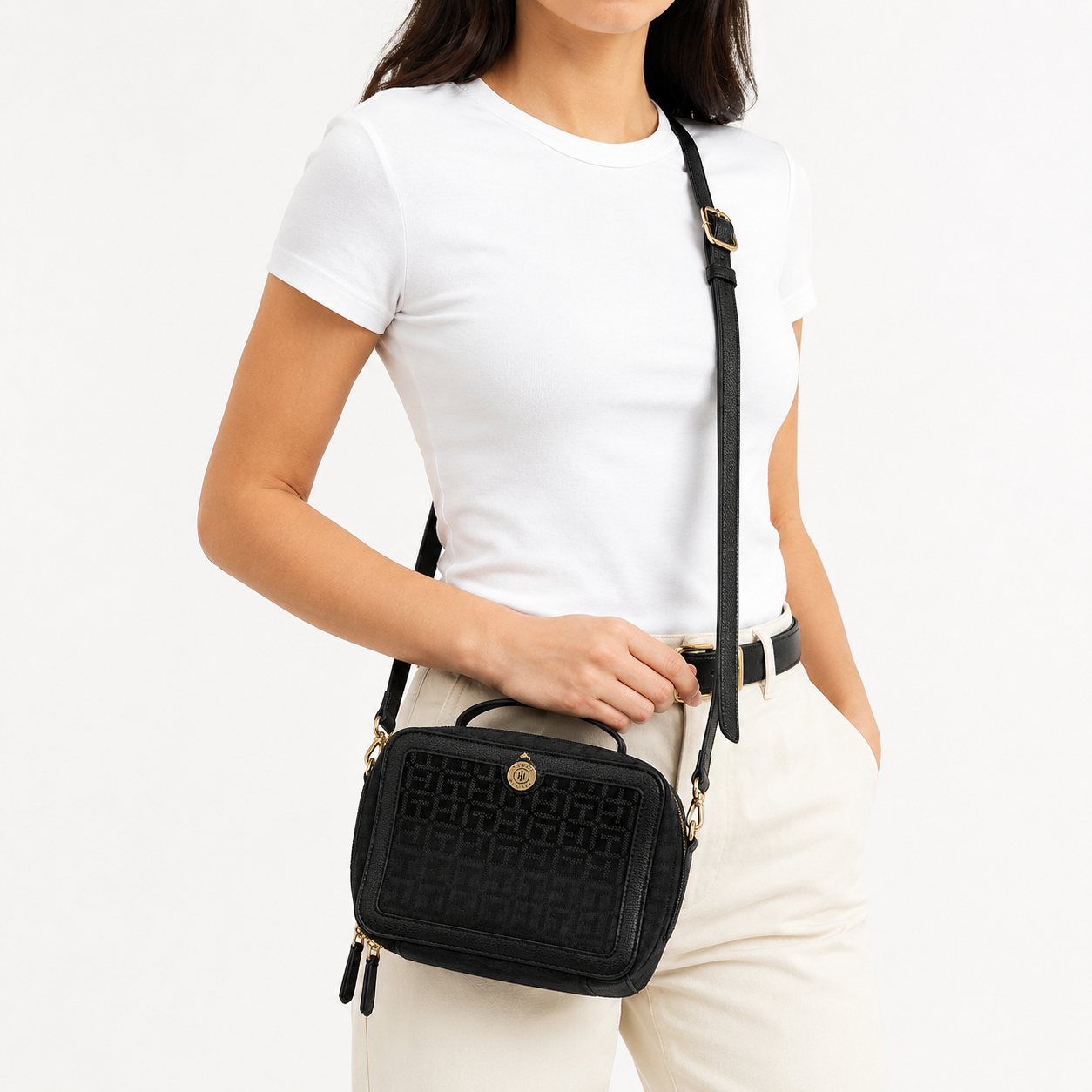 Tommy Hilfiger monogram crossbody bag