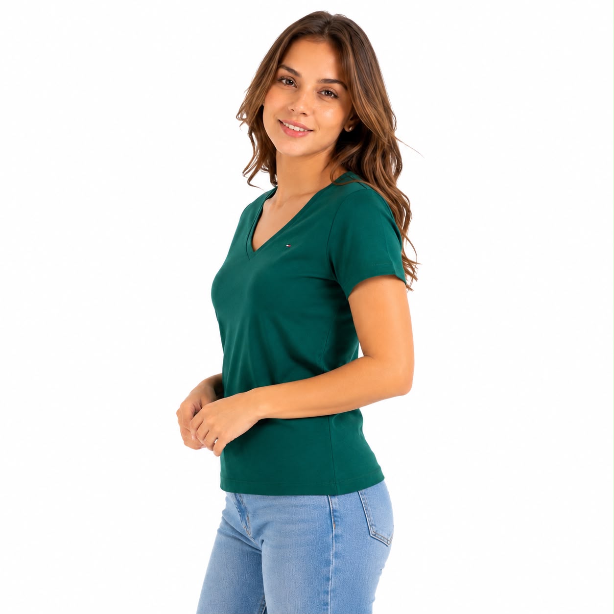 Tommy Hilfiger Stripe Crewneck Favorite T-Shirt