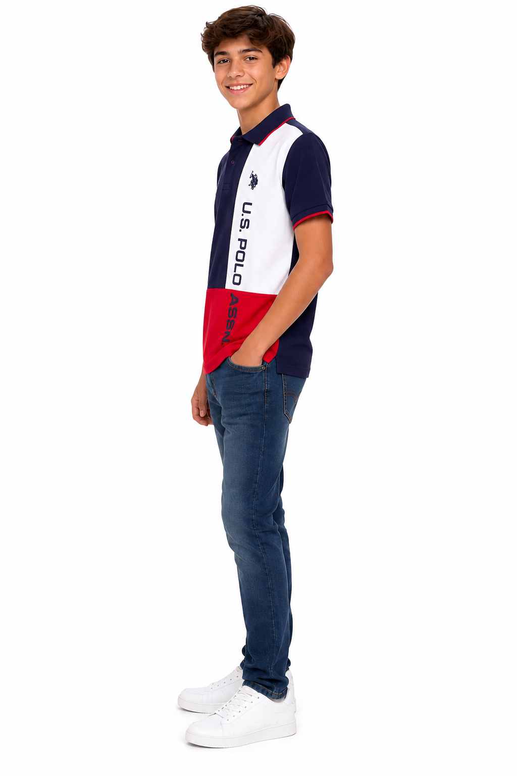 U.S. POLO ASSN- Boys Piqué Polo Shirt