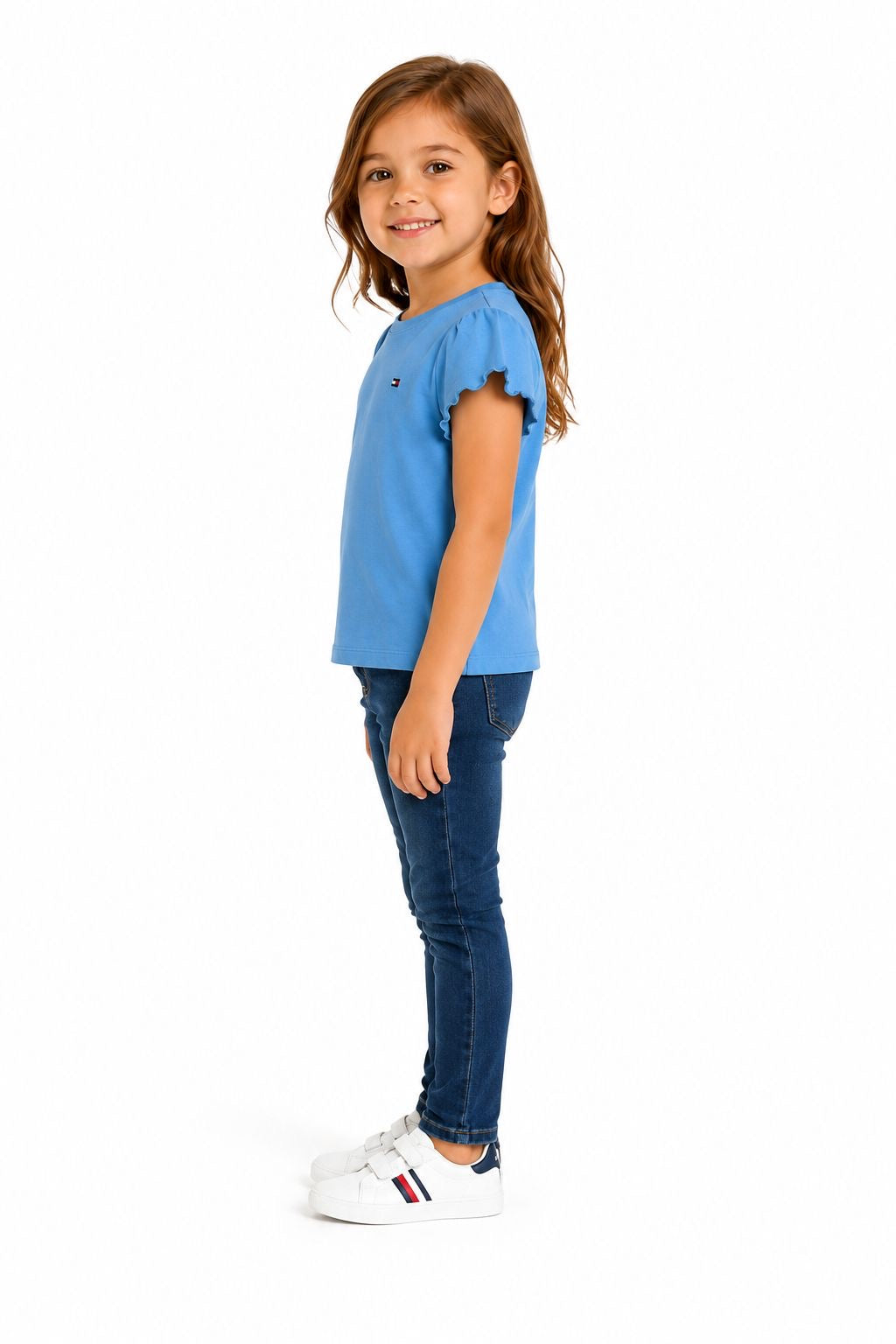 Tommy Hilfiger-Light blue short sleeve girl t-shirt