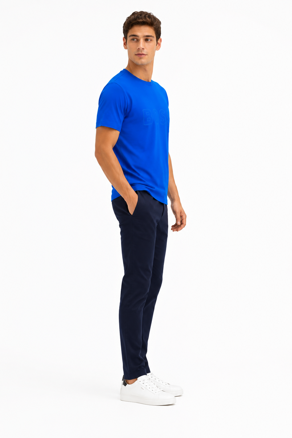 HUGO BOSS-BOSS men's round neck t-shirt