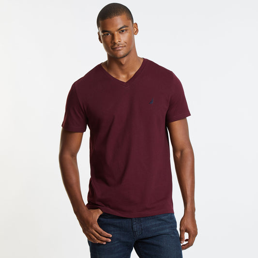 Nautica Solid V-Neck T-Shirt