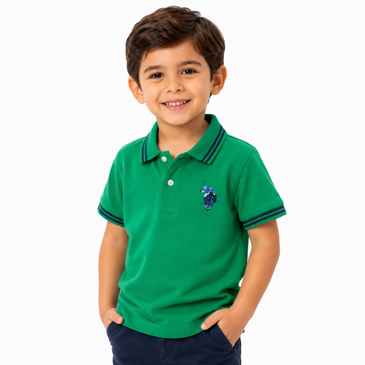 U.S. POLO ASSN- Boys Piqué Polo Shirt