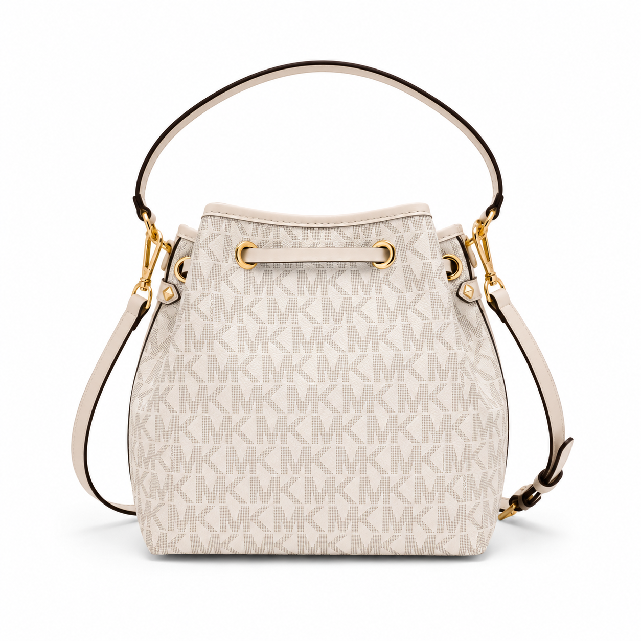 Michael Kors Avery Medium Signature Logo Bucket Messenger Bag