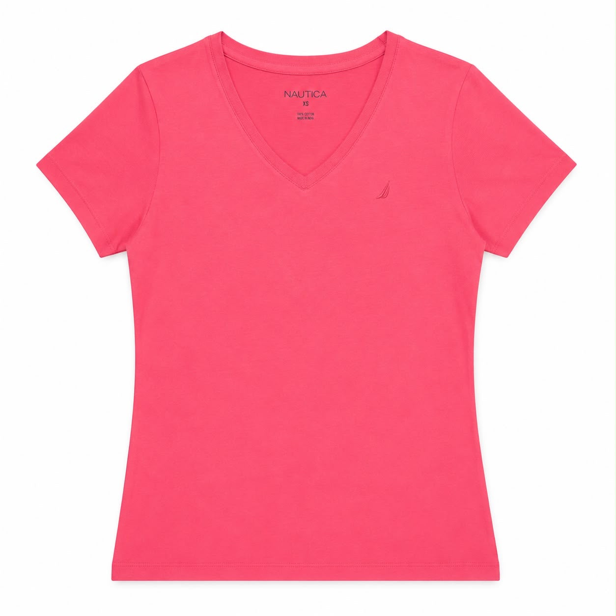 Nautica Solid V-Neck T-Shirt