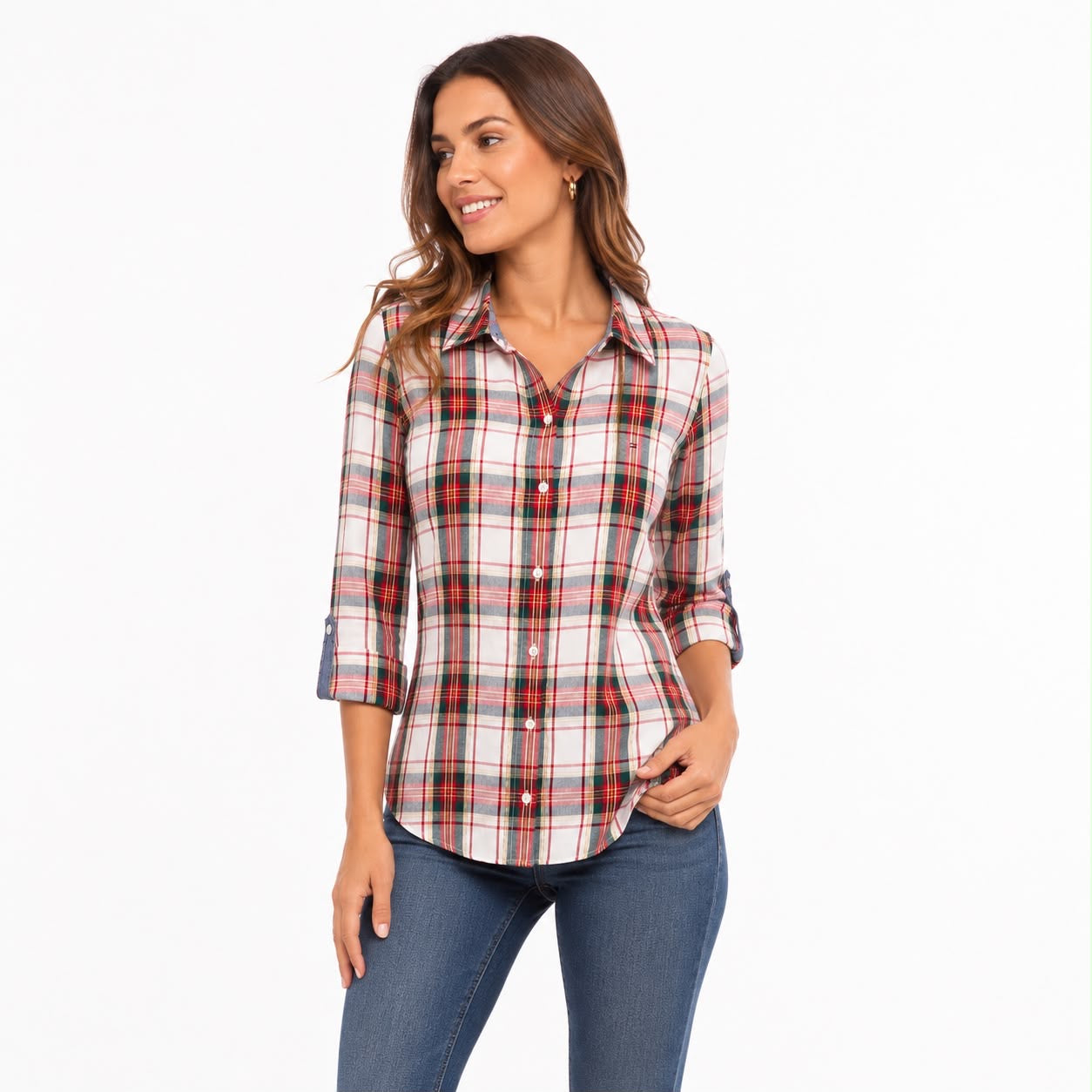 Tommy Hilfiger Tartan Modern Button-down Shirt&nbsp;