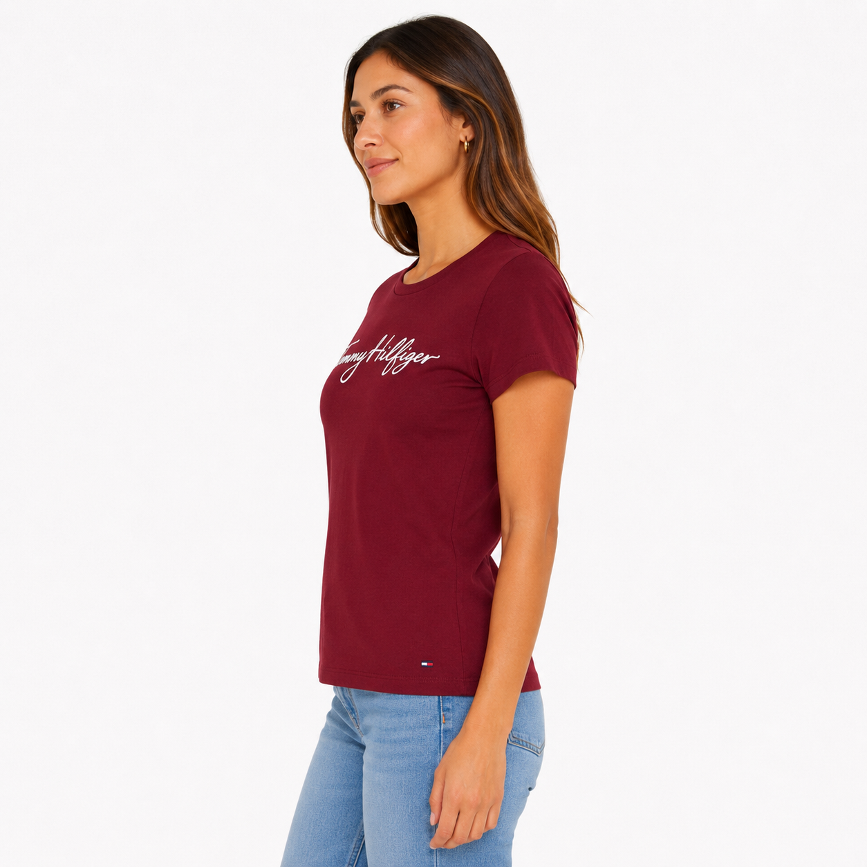Tommy Hilfiger Embroidered Signature Crewneck T-Shirt