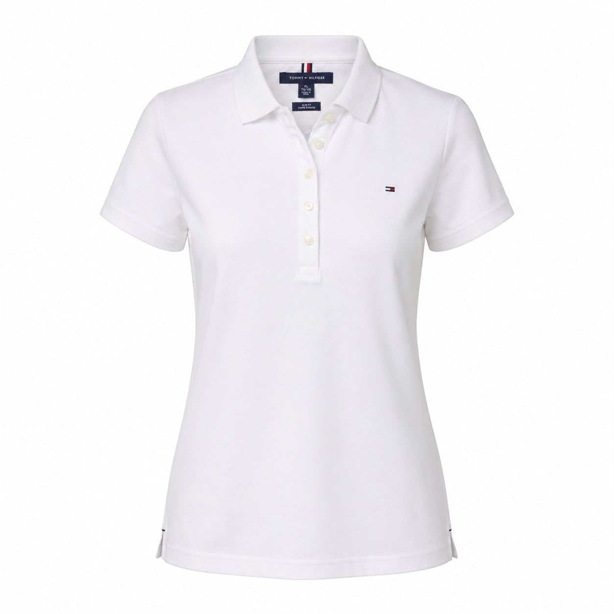 Tommy Hilfiger Women's Heritage Short Sleeve Slim Polo Shirt