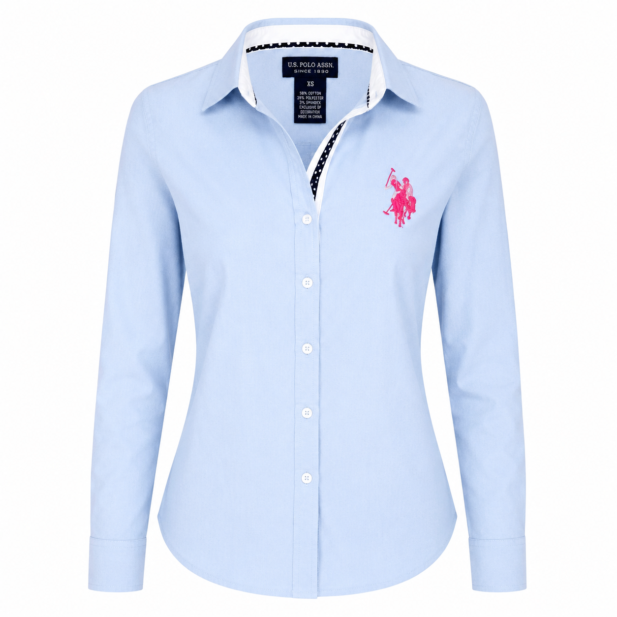 U.S Polo Assn Solid Stretch Poplin Shirt