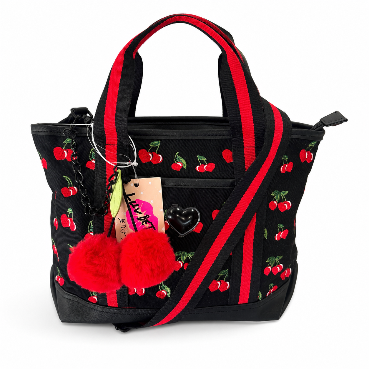 Betsey Johnson LBADIE Cherry Tote Bag