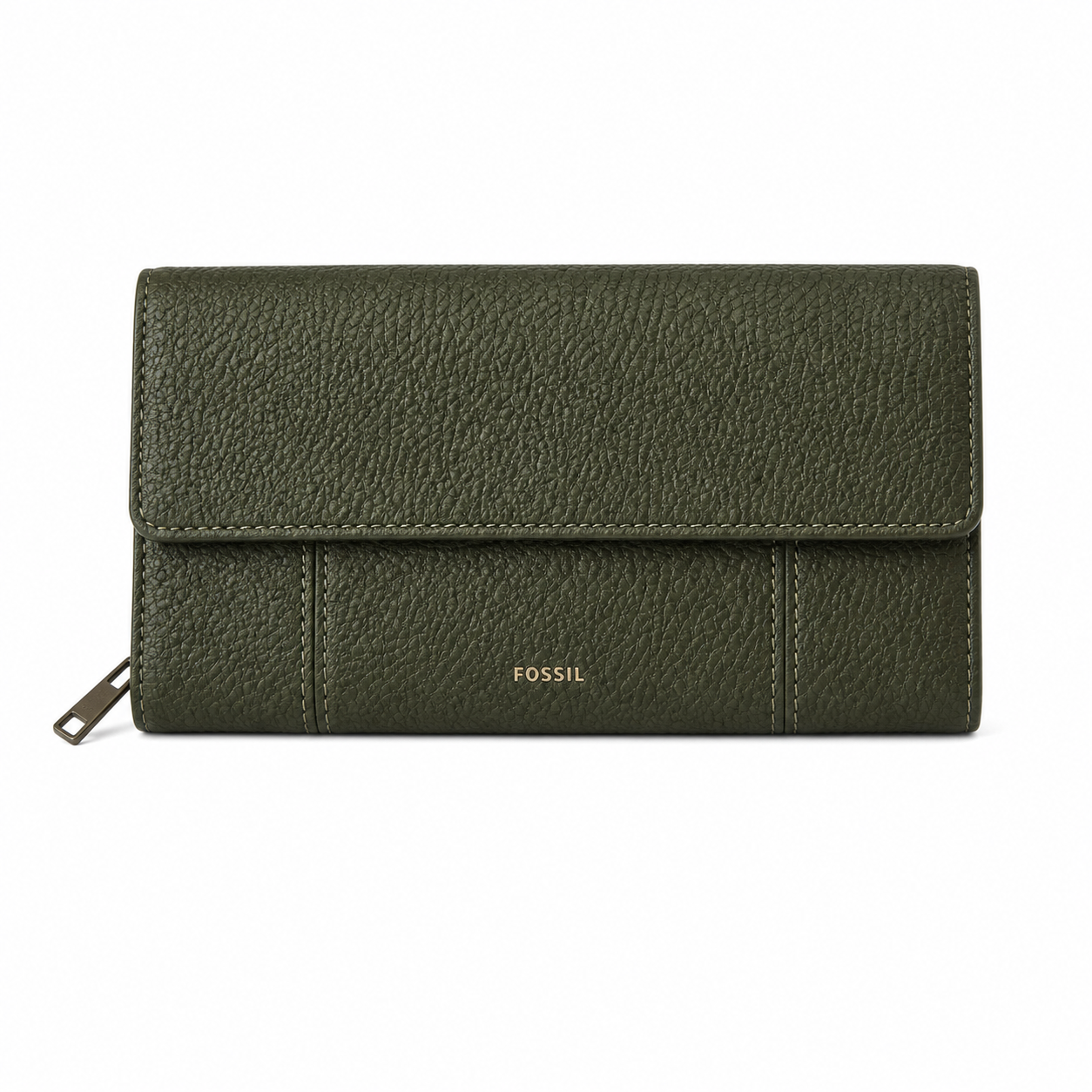 Fossil Jori Leather RFID Flap Clutch