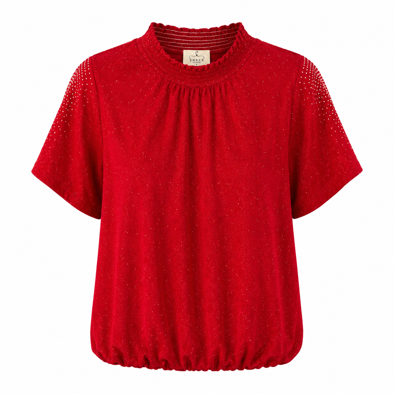 Ember A red short-sleeved blouse Women’s