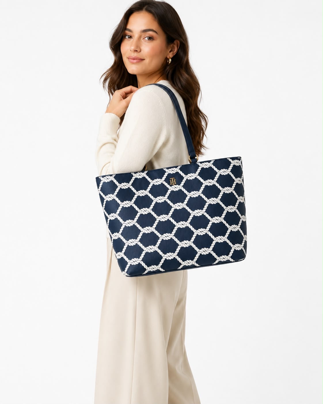 Tommy Hilfiger brand maxi tote style bag