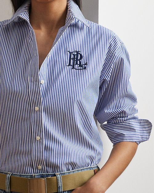 Ralph Lauren Relaxed Fit Striped Stretch Cotton Shirt