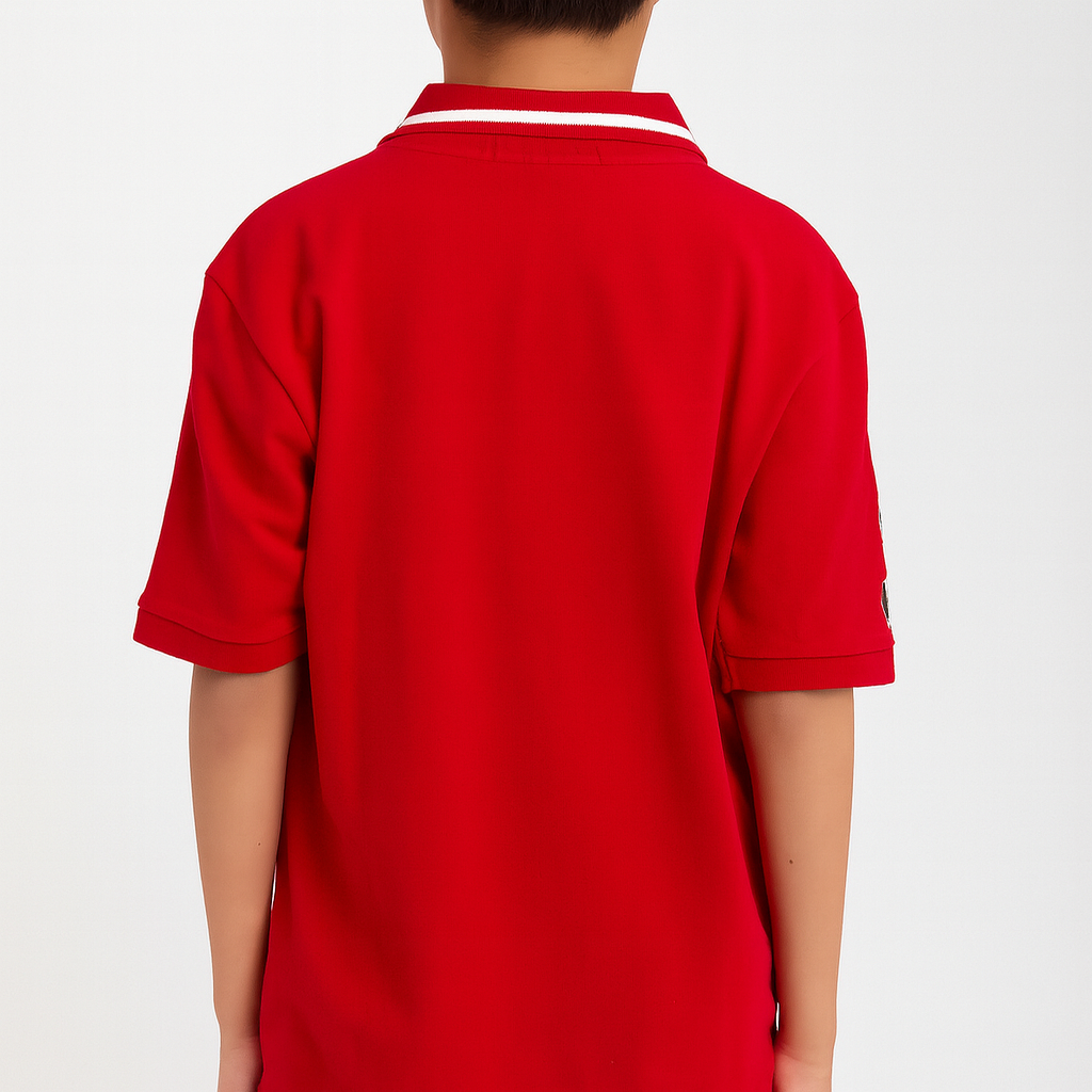 US Polo Assn Boys Pique Solif Polo Shirt