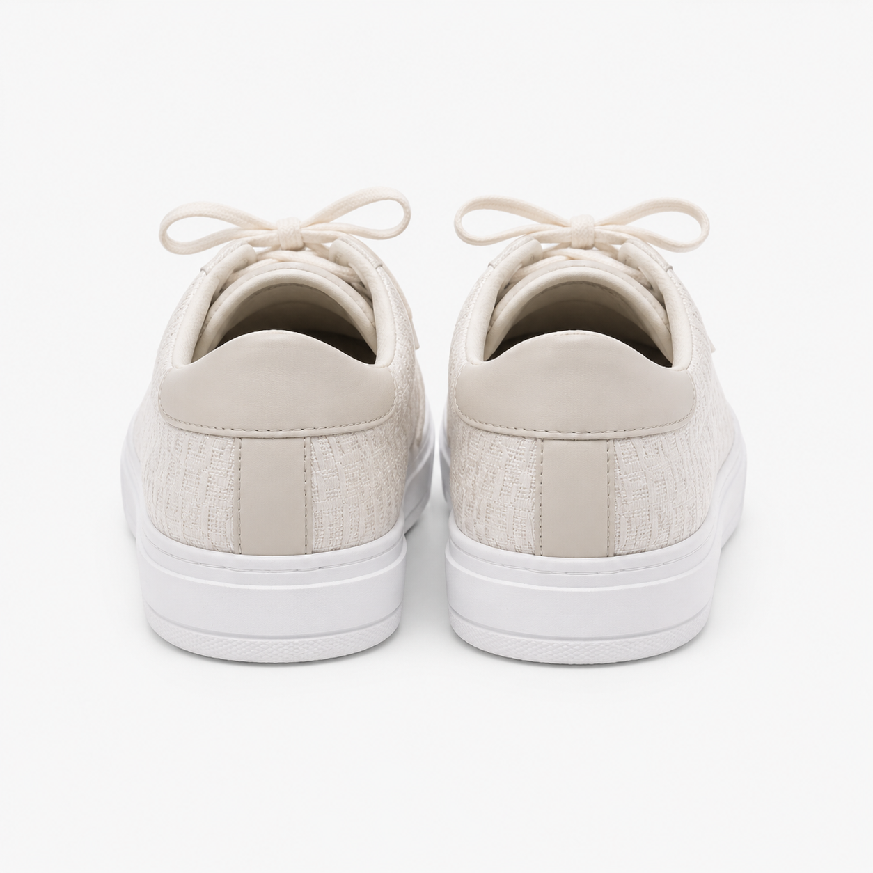 Tommy Hilfiger Platform brand in cream beige color with laces