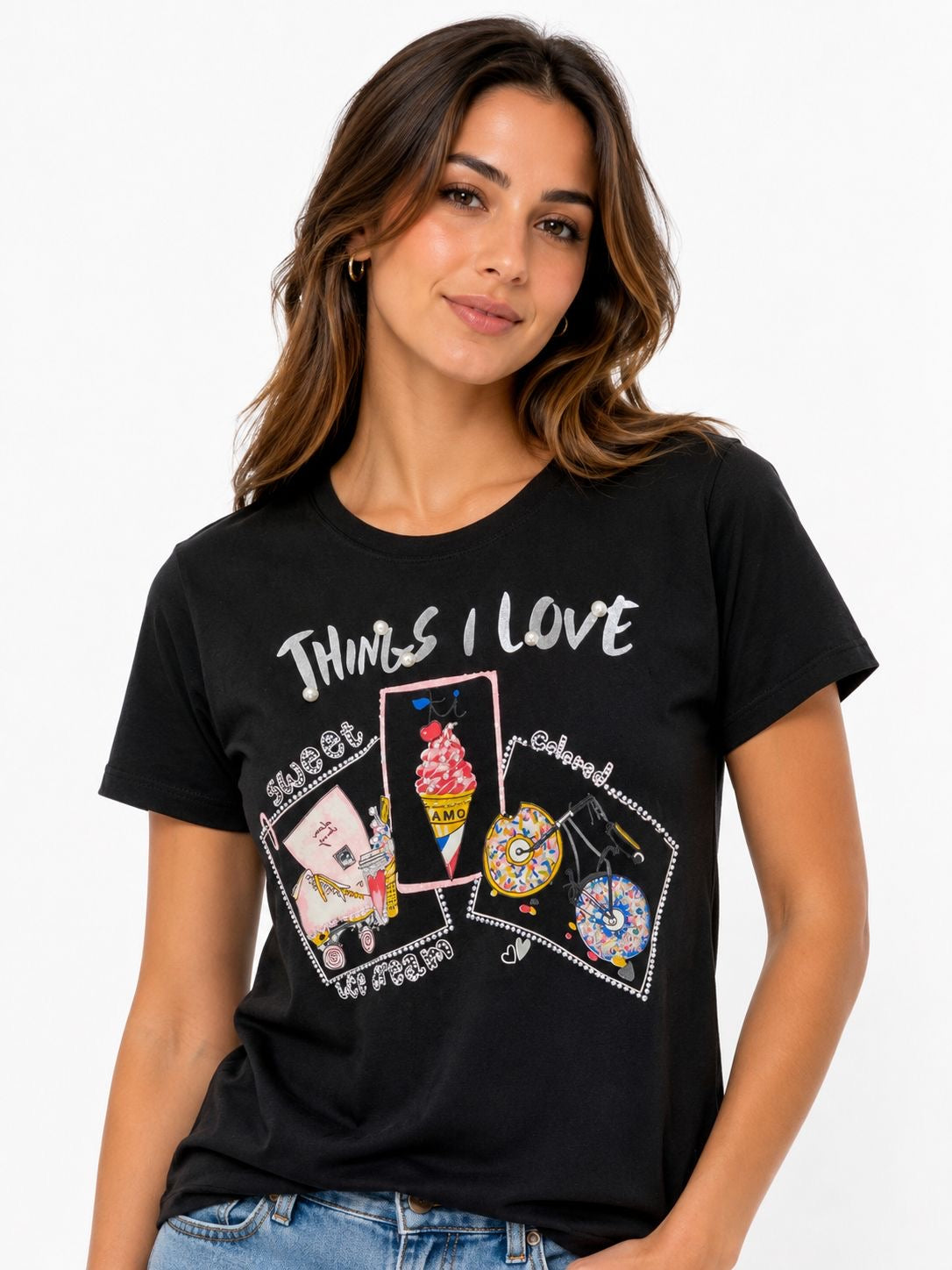 VINIZBENA- Black T-Shirt