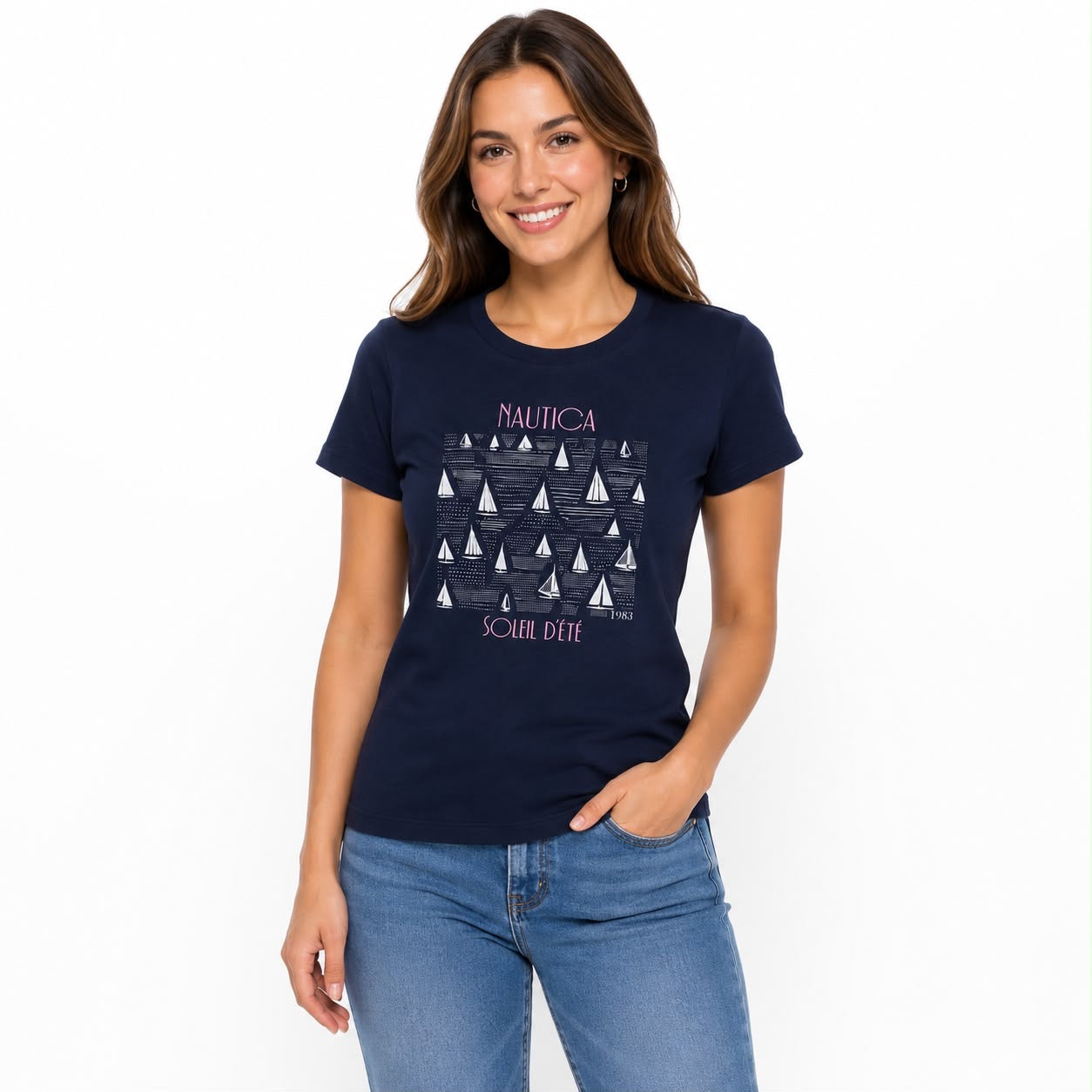 Náutica-sailing graphic t-shirt