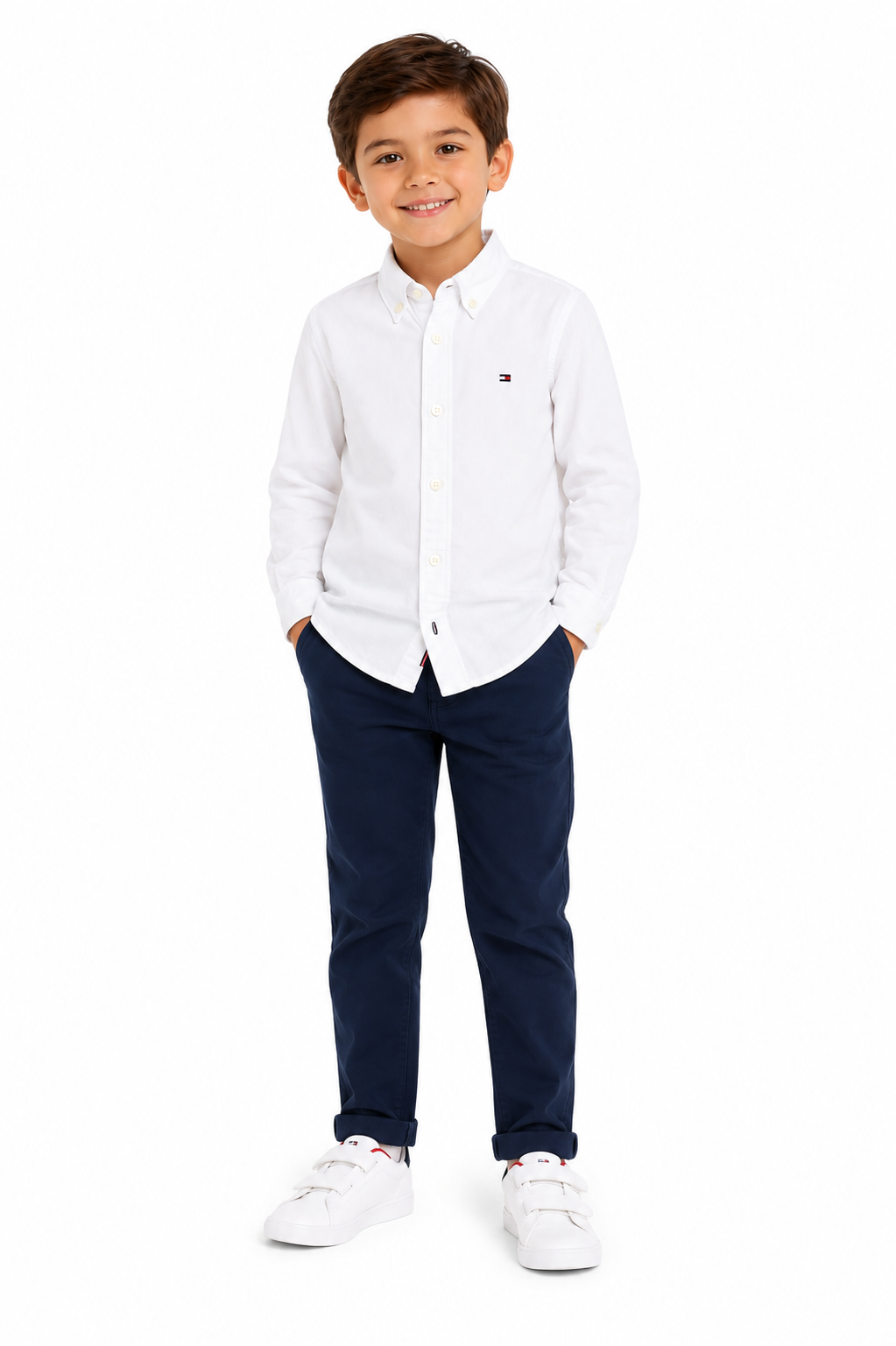 Tommy Hilfiger Boys Long Sleeve Oxford Shirt