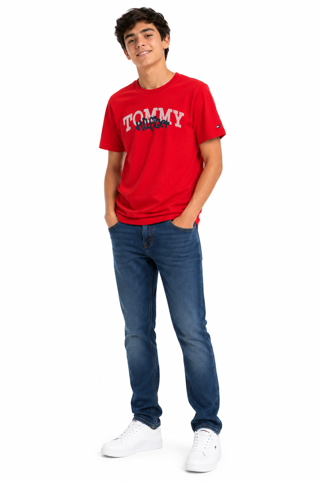 Tommy Hilfiger Graffiti Regular Fit Crew-Neck T-shirt