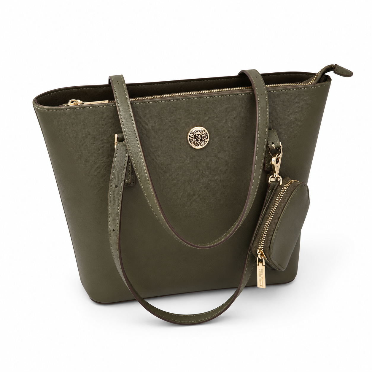 Anne Klein truffle-colored medium tote bag