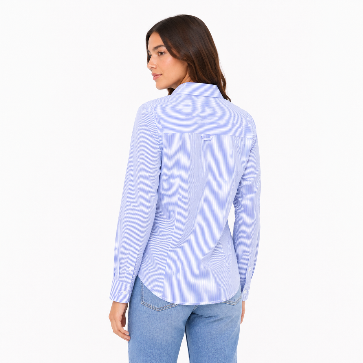 Vineyard Vines Striped Chilmark Women’s Classic Botton Down Marlin Shirt
