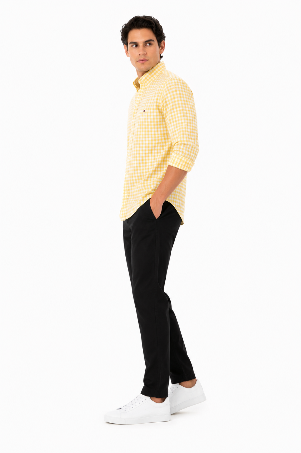 Tommy Hilfiger -Slim Fit Stretch Gingham Oxford Shirt