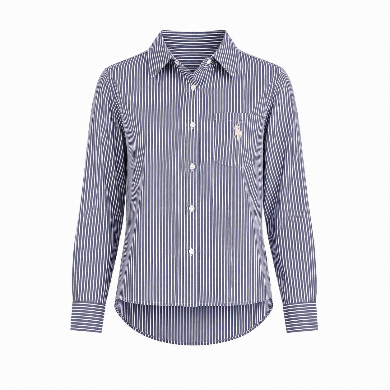 U.S. Polo Assn. Women's Stripped Long Sleeve Basic Shirt
