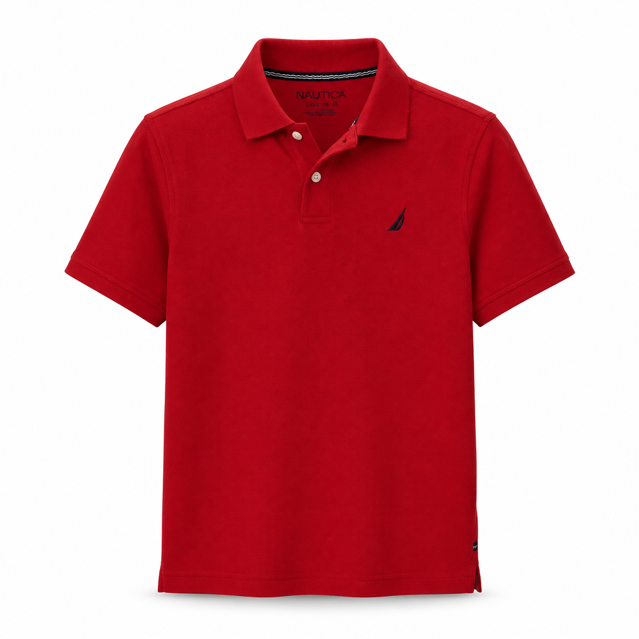 Nautica classic-fit short-sleeve cotton deck polo shirt