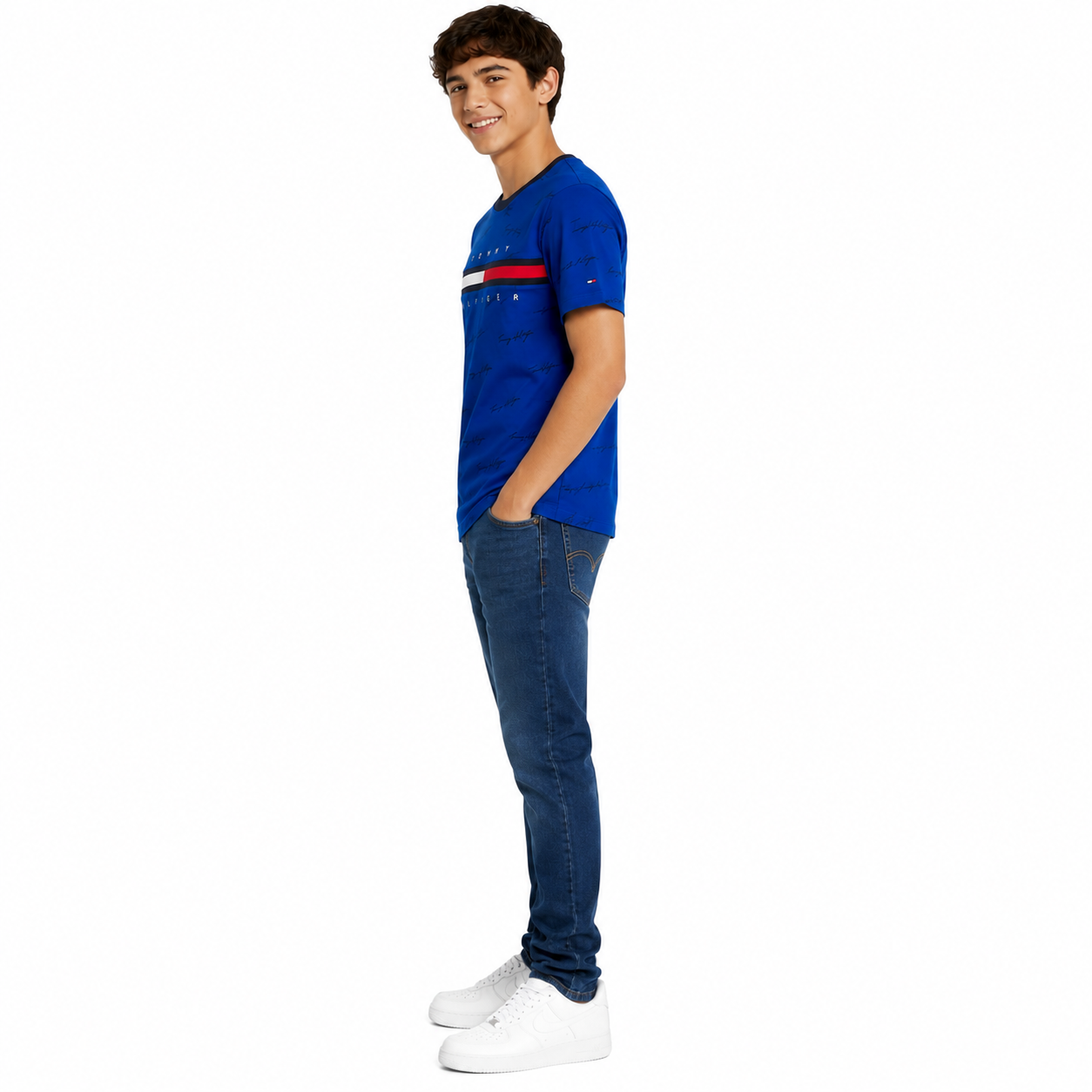 Tommy Hilfiger-Boys Logo Regular fit Cotton t-Shirt