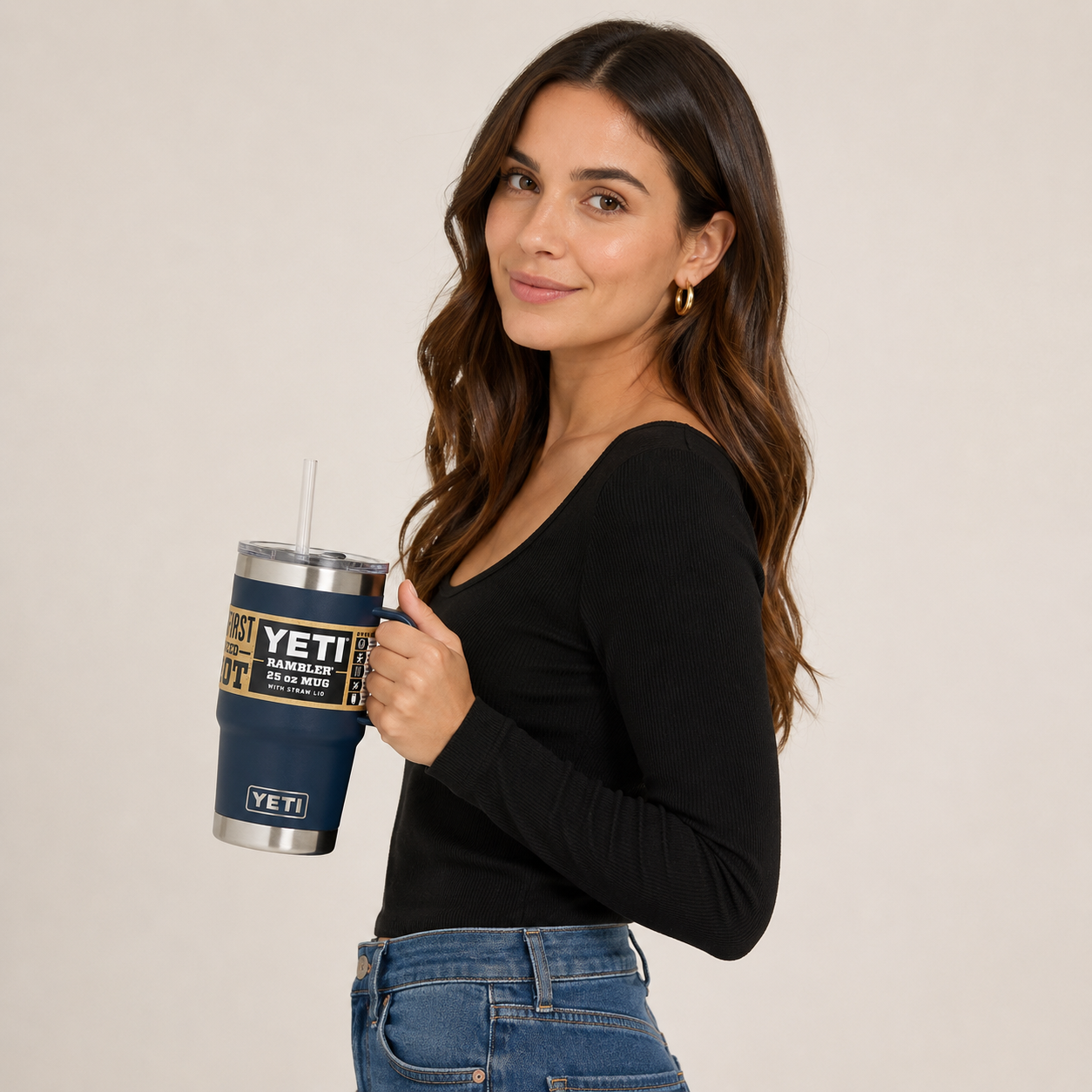 YETI Rambler Mug With Straw Lid
