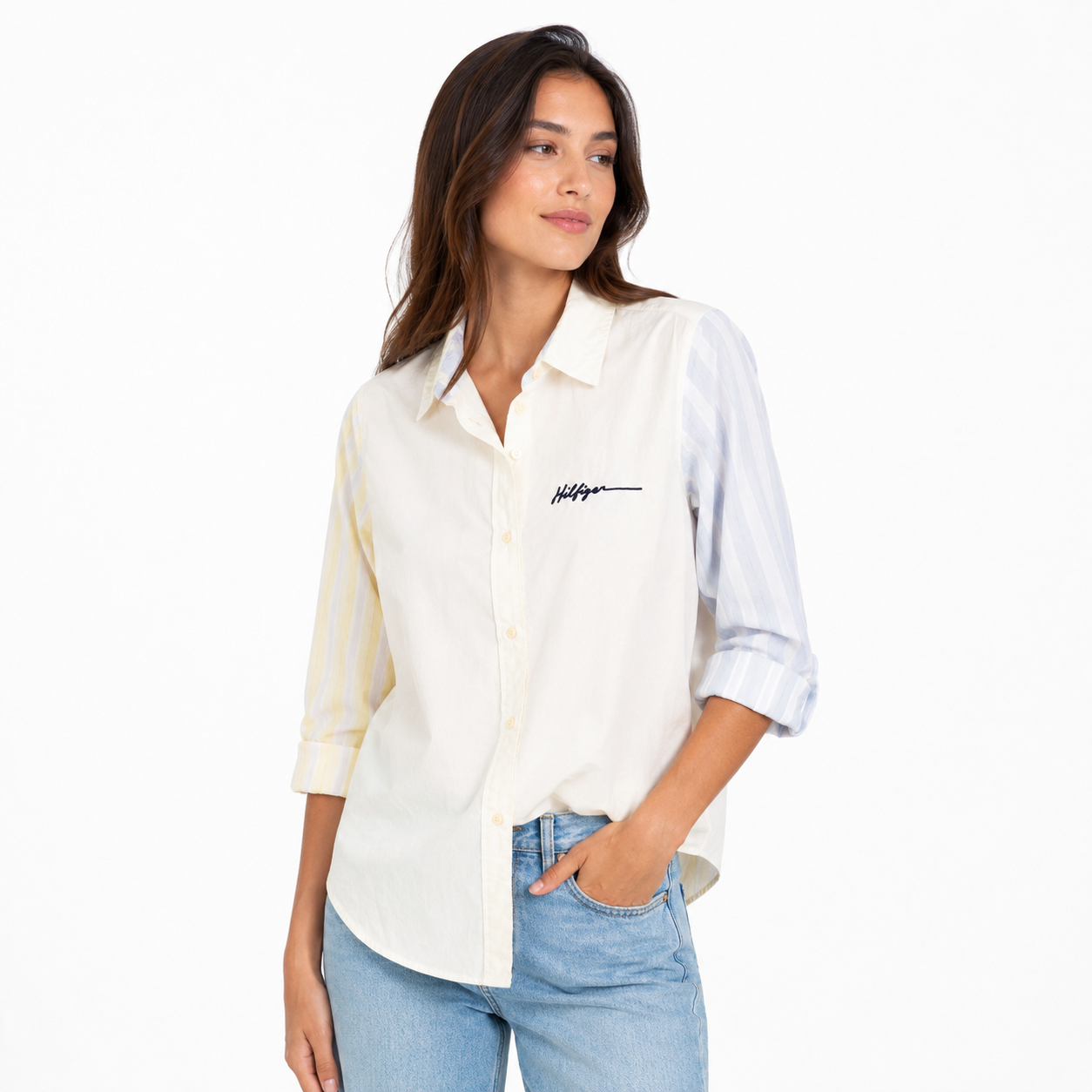 Tommy Hilfiger Women's Striped Regular Fit