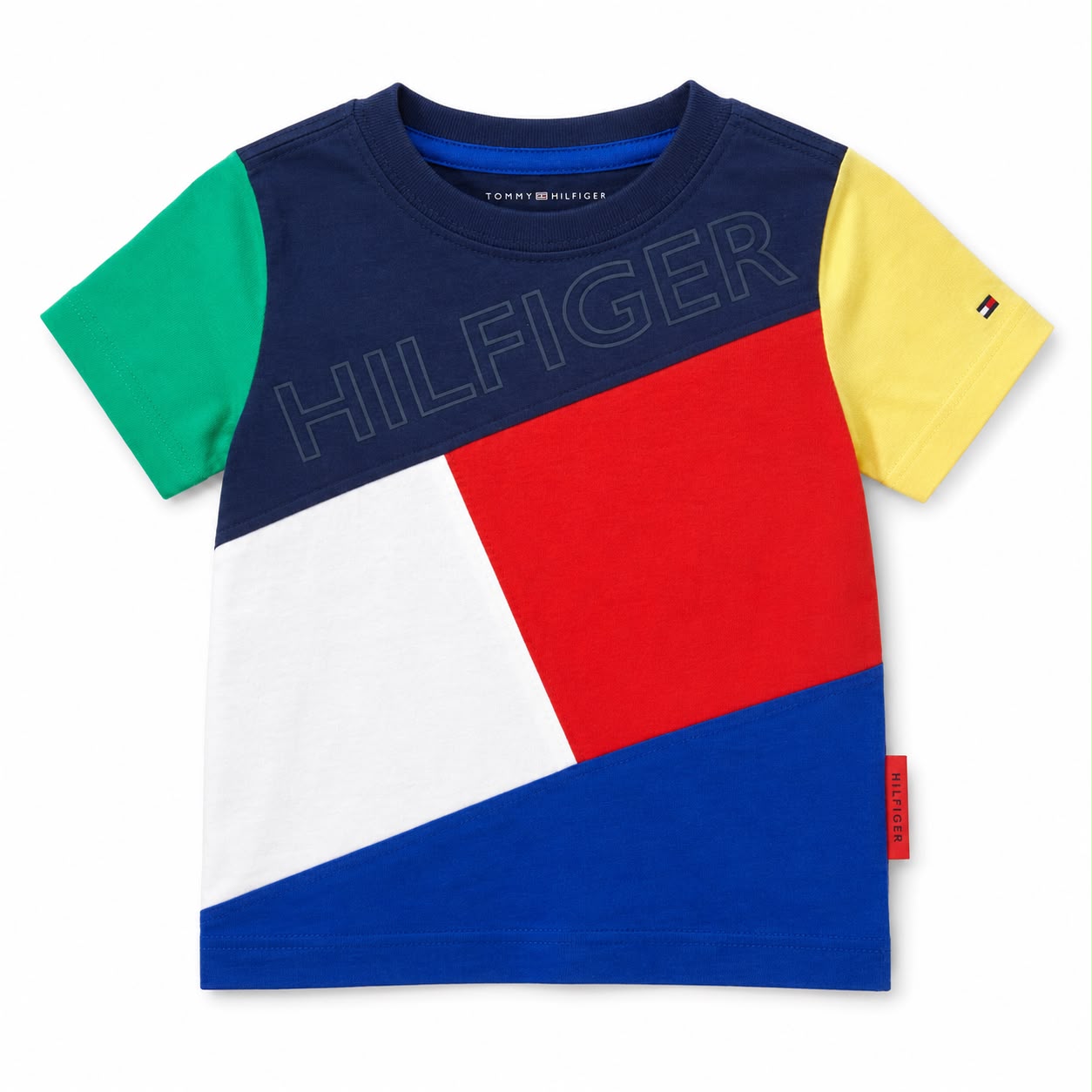 Tommy Hilfiger TOMMY ADAPTIVE Colorblock Flag T-Shirt