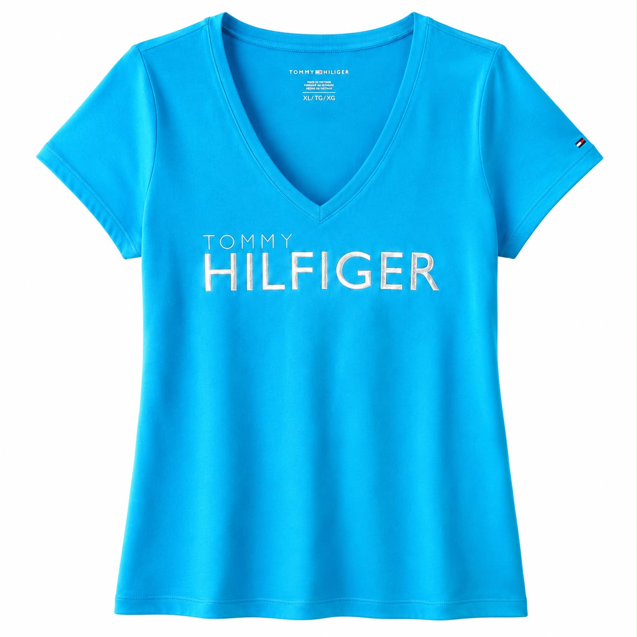 Tommy Hilfiger Essential Logo V-Neck T-Shirt