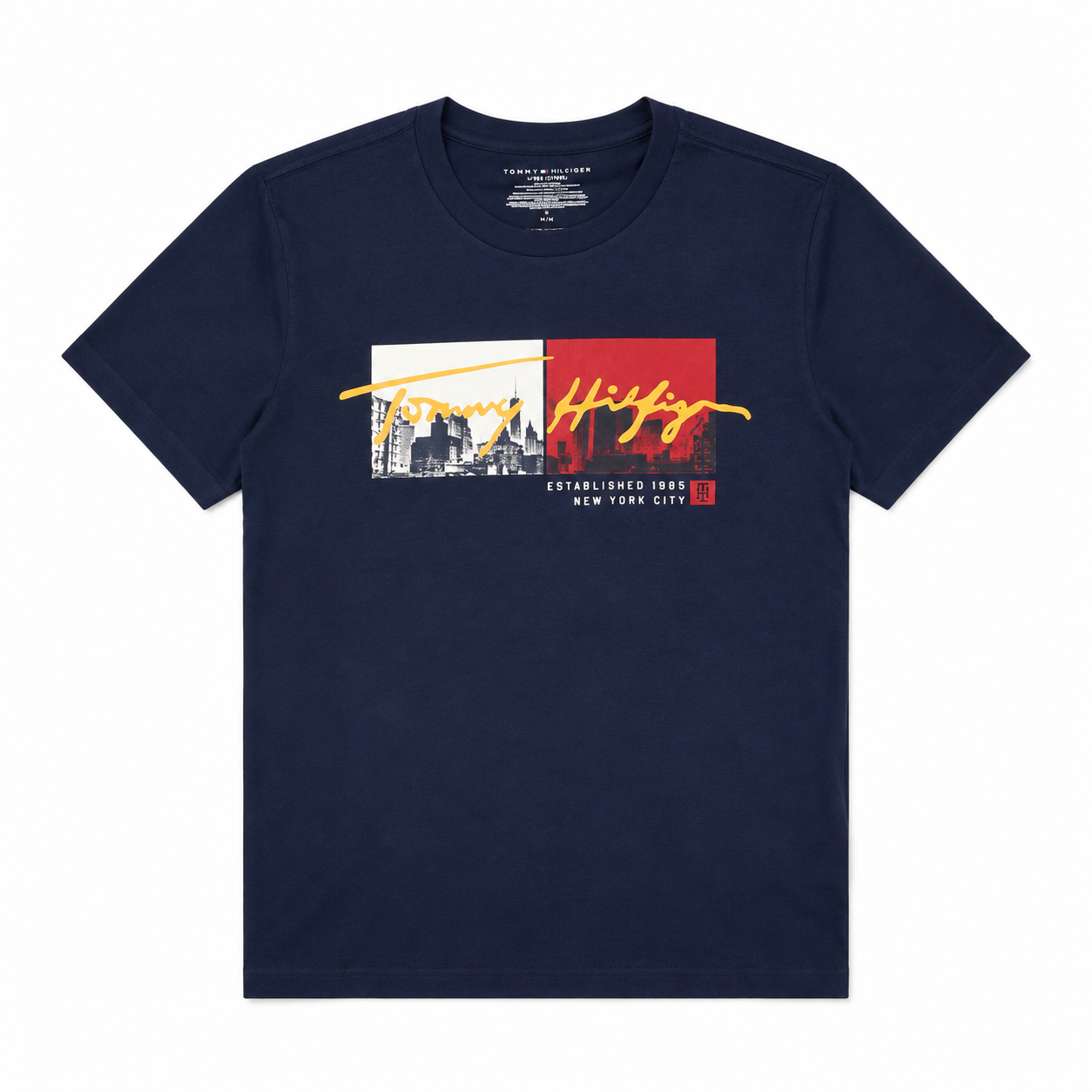 Tommy Hilfiger graphic t-shirt in navy blue