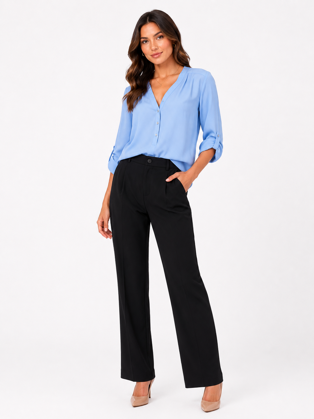 JM Collection Utility Women’s Top