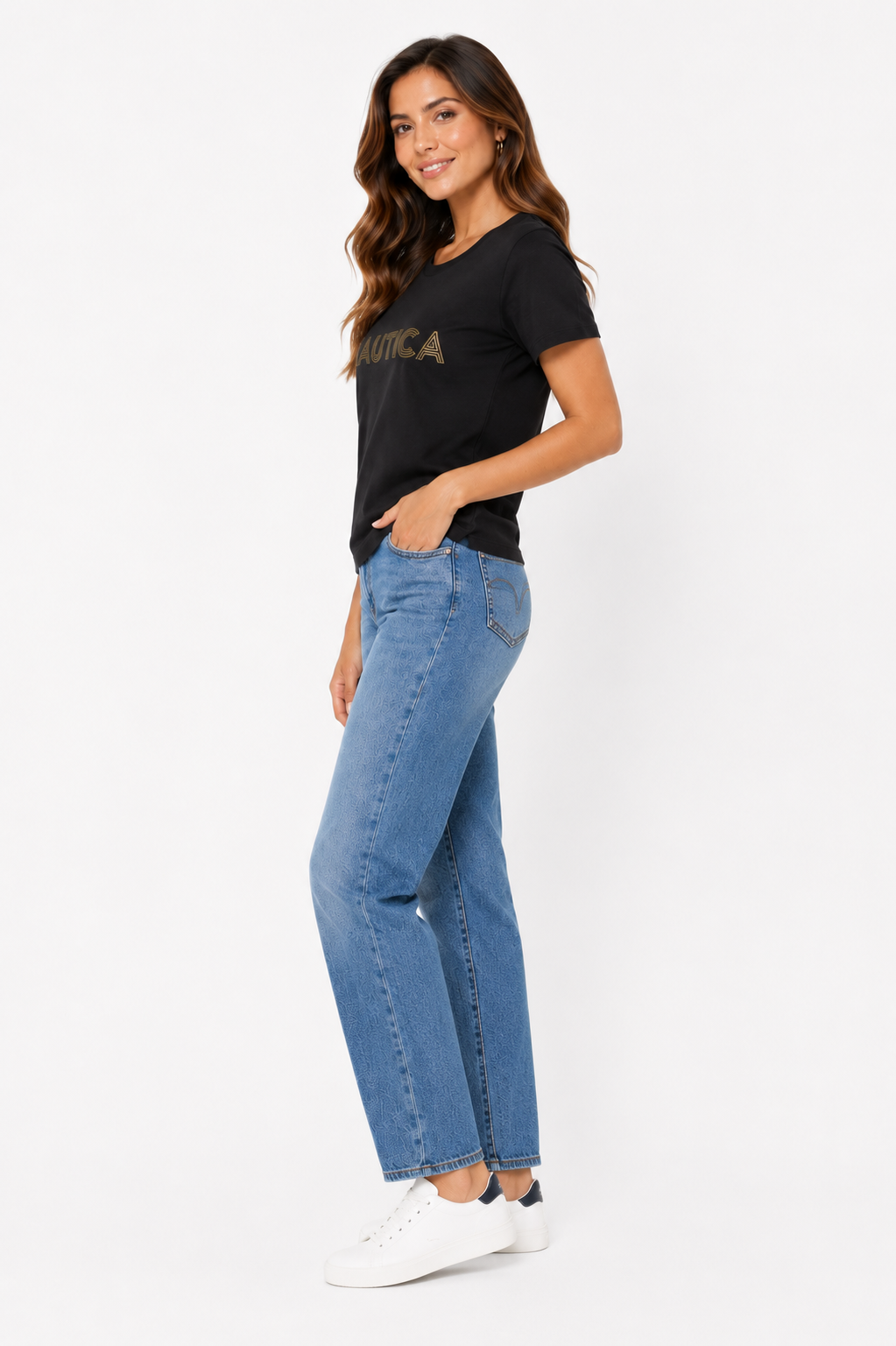 NAUTICA-Classic cut T-shirt (Classic Tee)