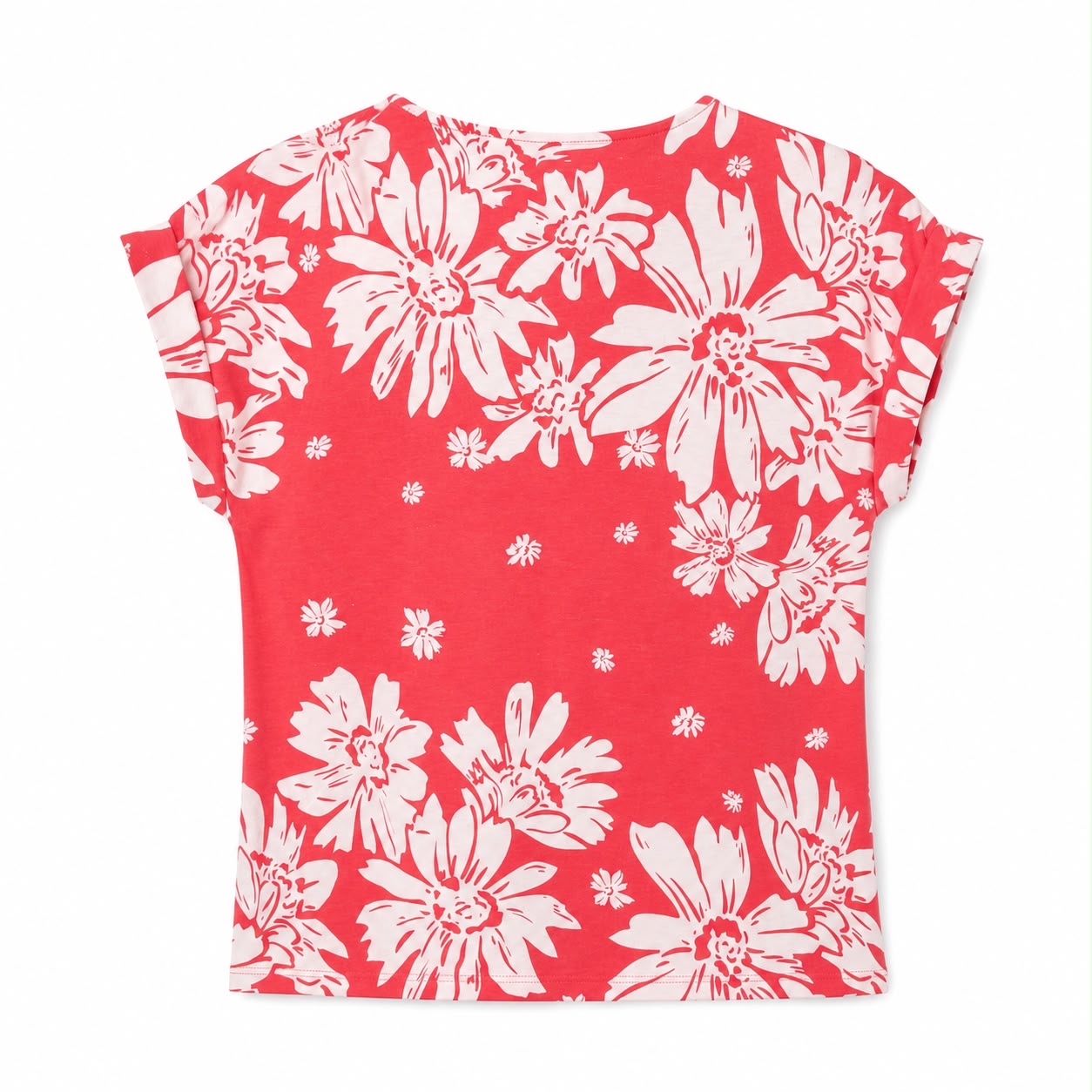 ECLA brand blouse with a striking floral print