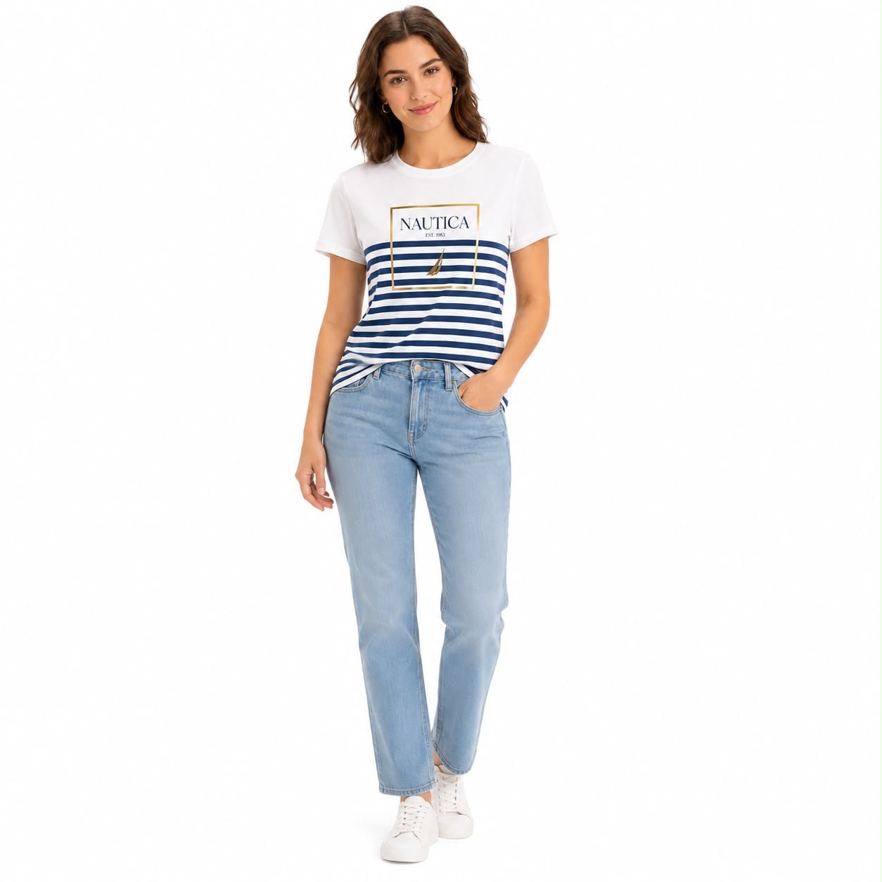 Nautical with striped design and golden details