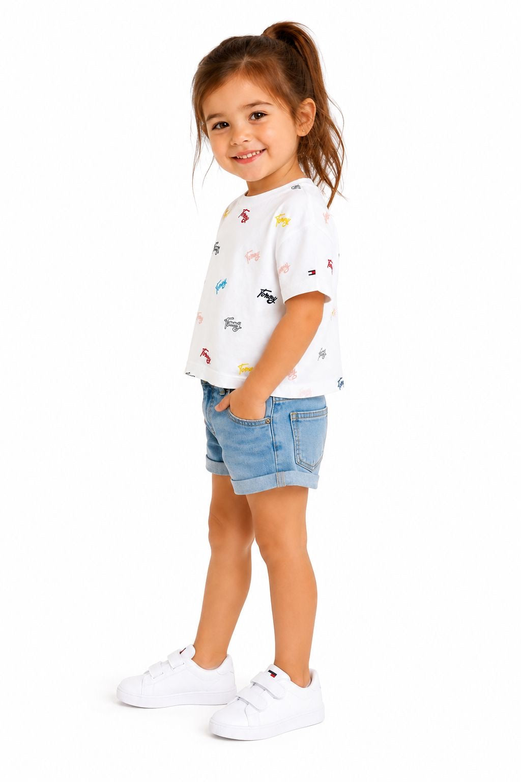 Tommy Hilfiger white short-sleeved t-shirt