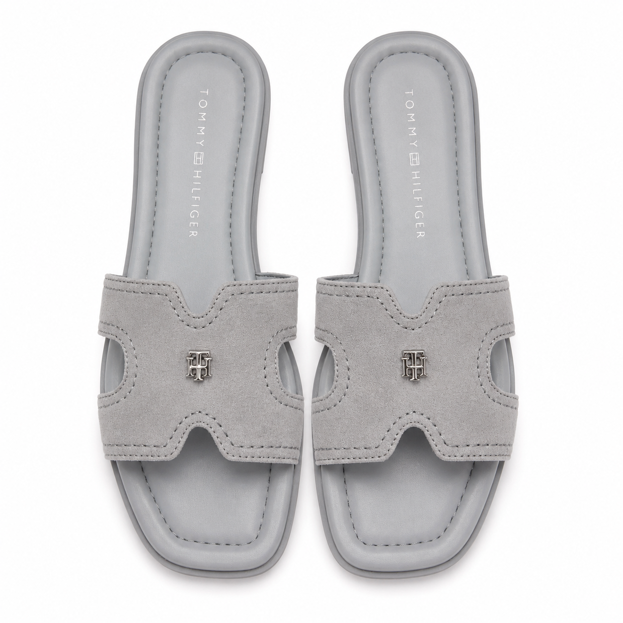 Tommy Hilfiger square toe flat sandals