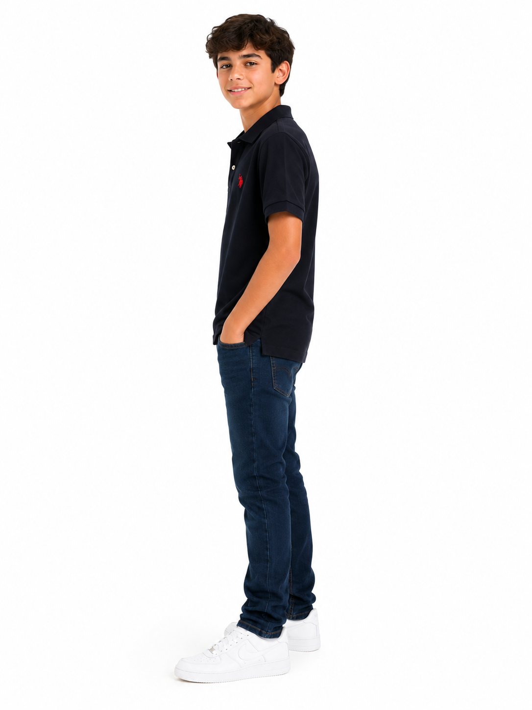 U.S. POLO ASSN- Boys Piqué Polo Shirt
