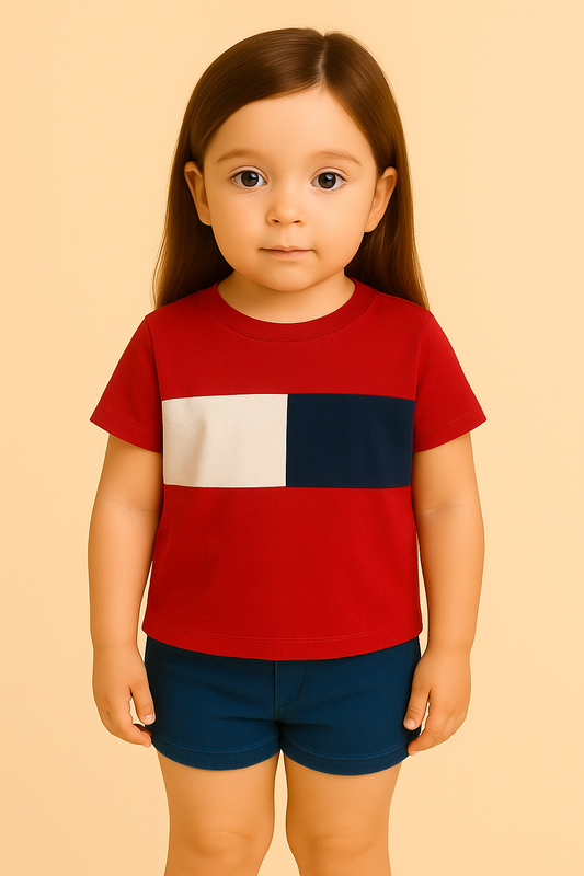 Tommy Hilfiger Girls Short Sleeve T-Shirt
