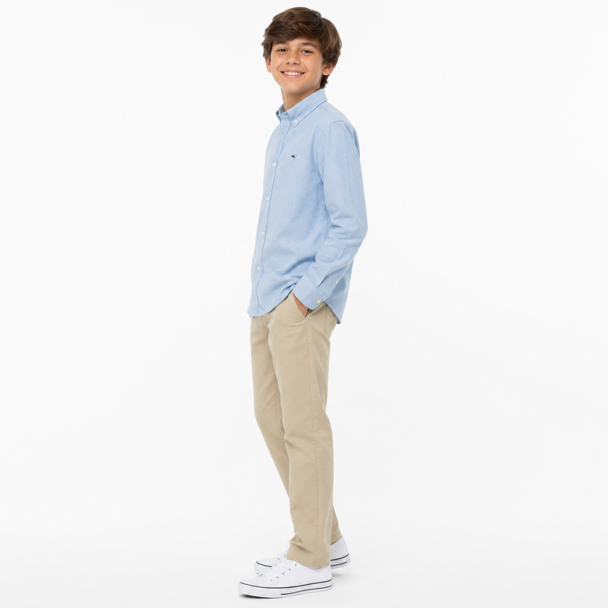 Vineyard Vines Boys’ Stretch Cotton Shirt