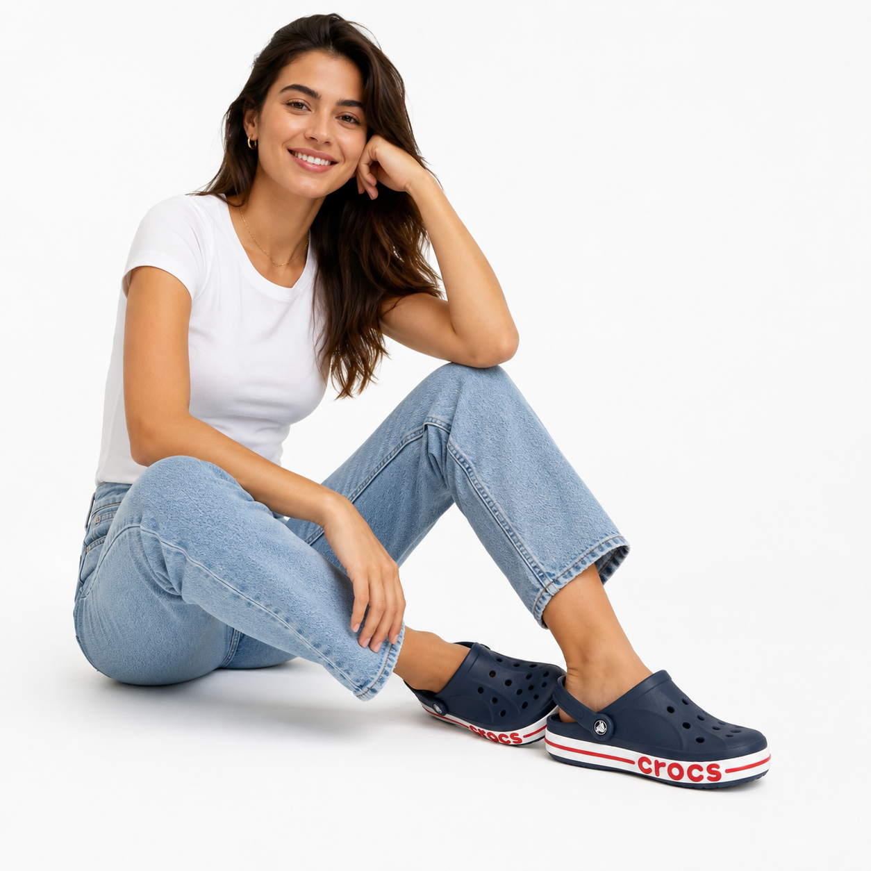 Crocs Bayaband Clog in navy blue