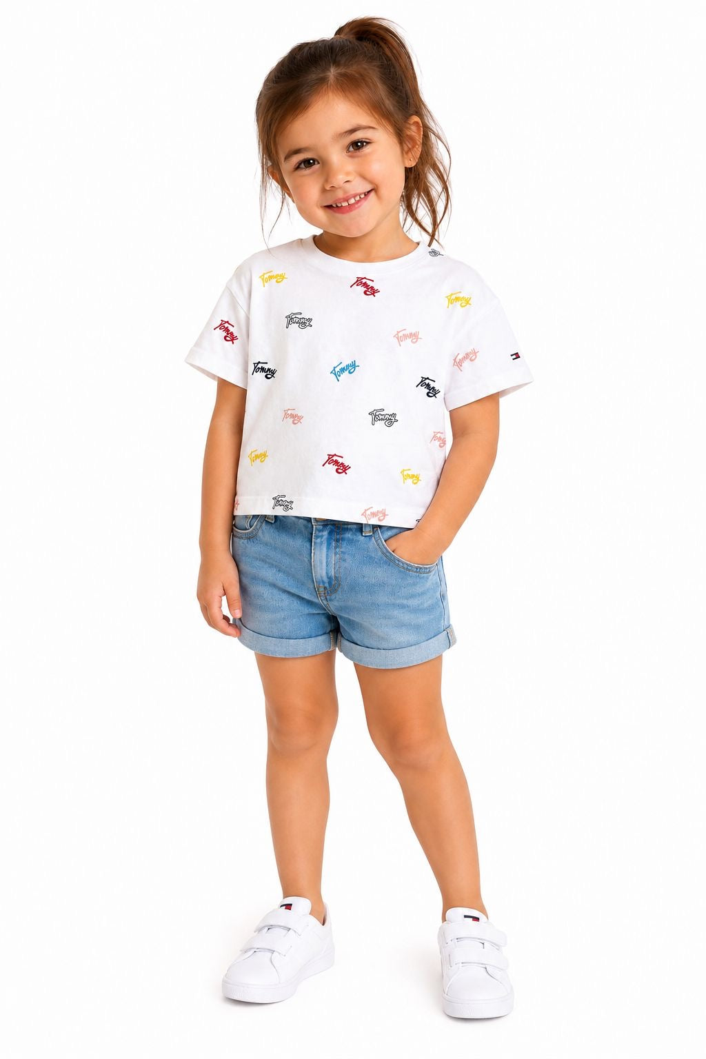 Tommy Hilfiger white short-sleeved t-shirt