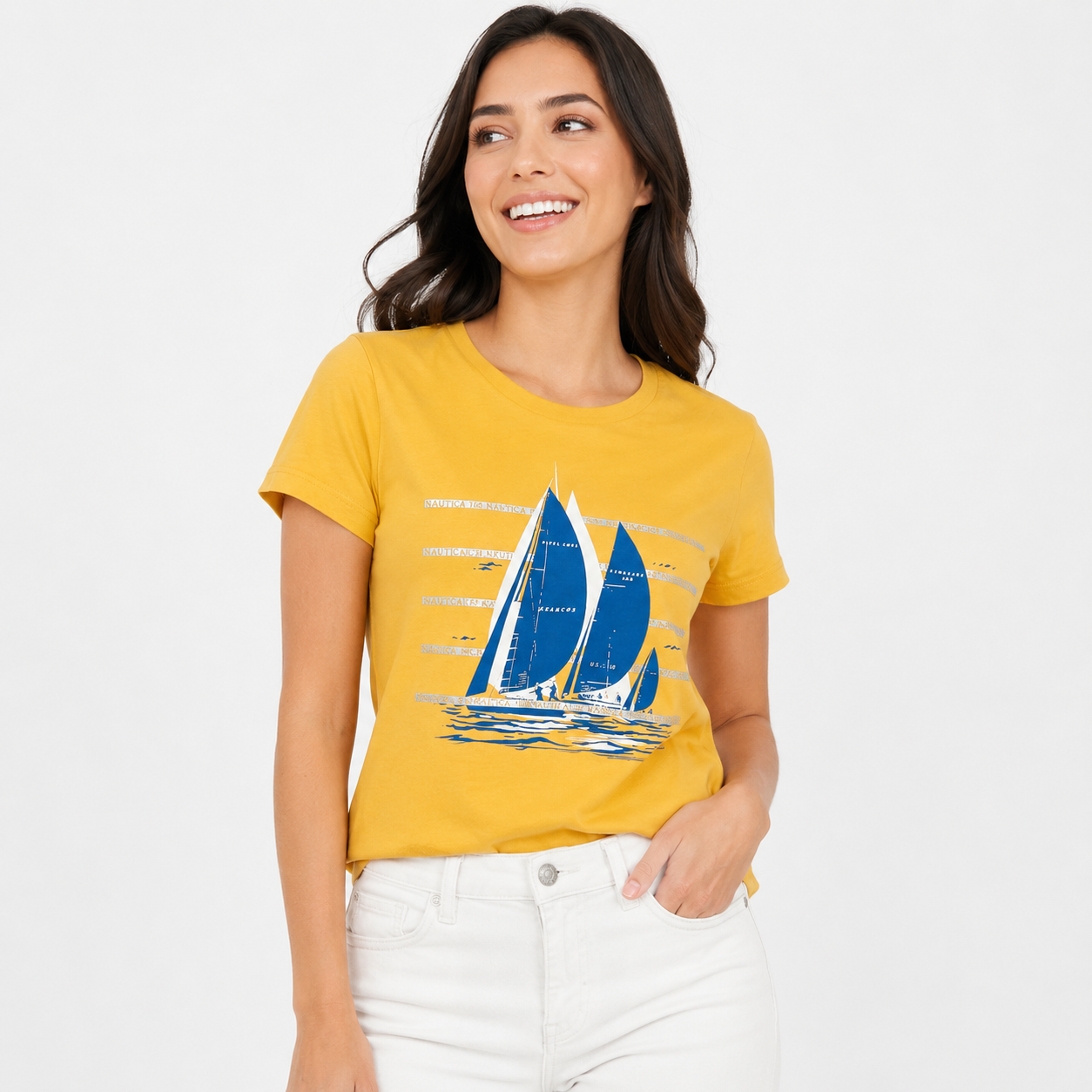 Náutica Foil Sailboat Graphic T-Shirt