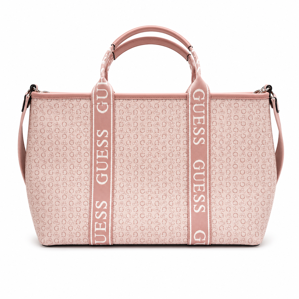 Guess Rose Petal Quinley Printed Mini Tote