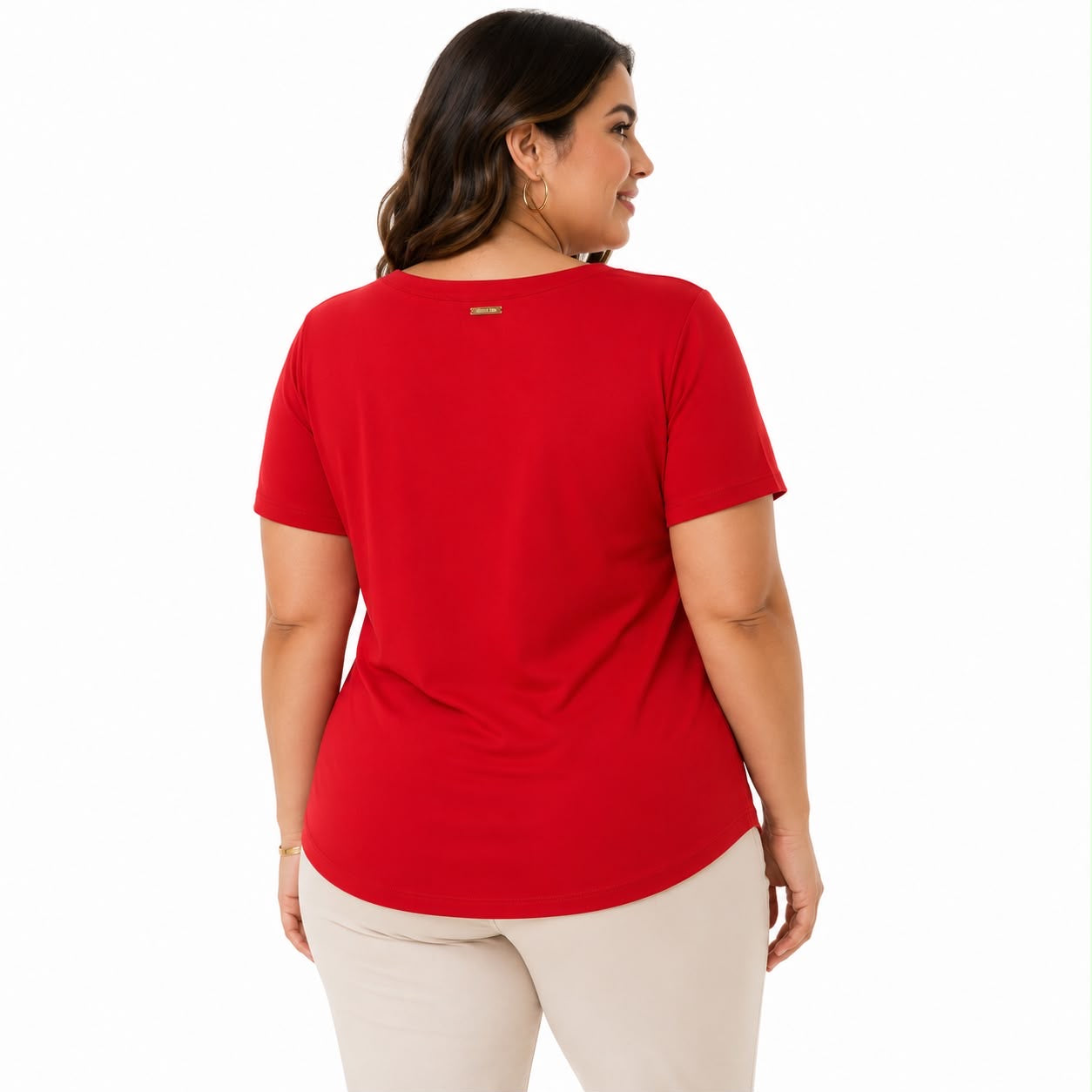 Michael Kors Women's Keyhole Crepe Blouse